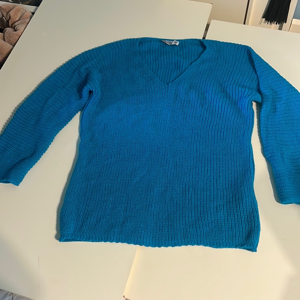 Blue sweater